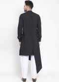 Stylish Black Kurta Pyjama For Men - 1