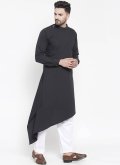 Stylish Black Kurta Pyjama For Men - 2