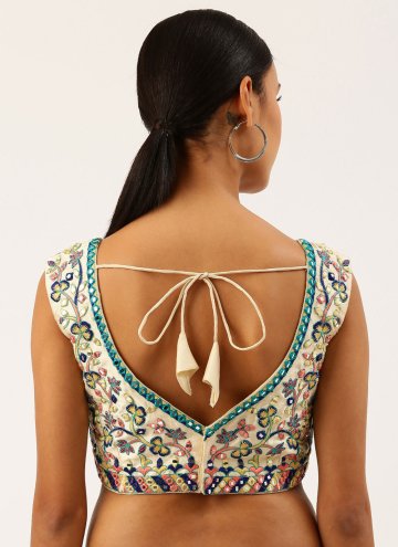 Flashy Embroidery Work Blouse For Women