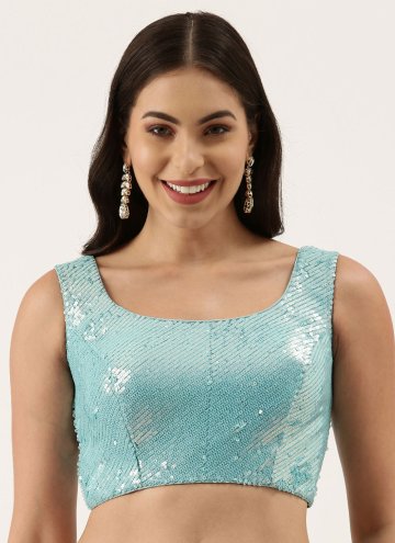 Fancy Embroidered Sequins Work Blouse For Women