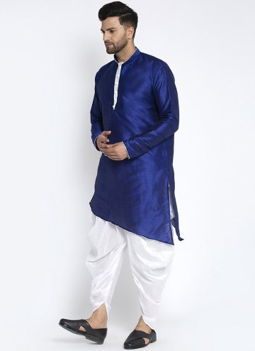 Elegant Blue New Style Dhoti Kurta For Men