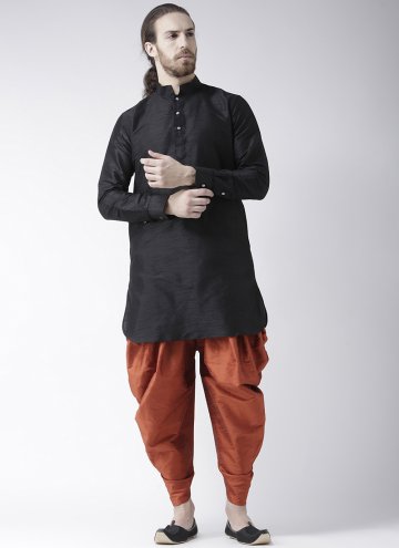 Trendy Black Dhoti Kurta For Partywear