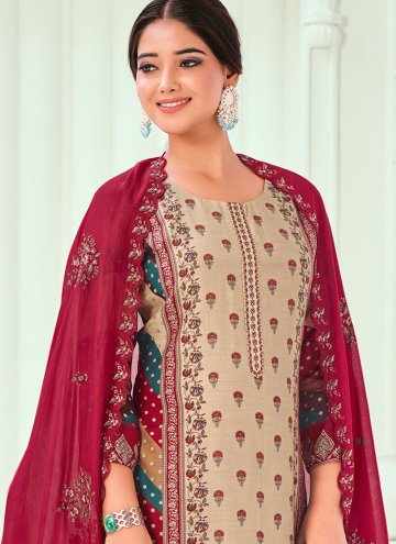 Adorable Multi Colour Muslin Digital Print Salwar Suit