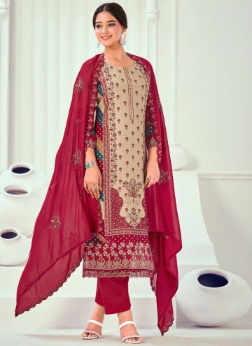 Adorable Multi Colour Muslin Digital Print Salwar Suit