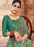 Alluring Multi Colour Art Silk Digital Print Trendy Saree for Ceremonial - 1