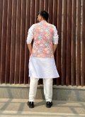 Alluring Printed Cotton  Multi Colour Nehru Jackets - 2