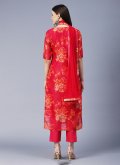 Amazing Designer Rayon Orange Salwar Suit - 2