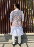 Amazing Multi Colour Cotton  Embroidered Nehru Jackets - 1