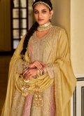 Amazing Yellow Chinon Embroidered Salwar Suit - 2