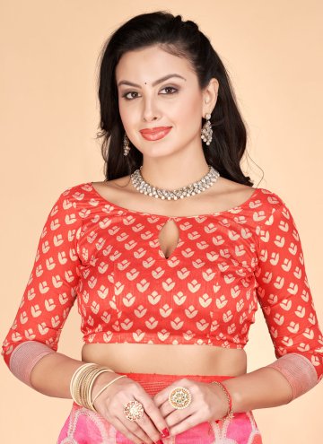 Attractive Multi Colour Tussar Silk Printed Trendy Saree