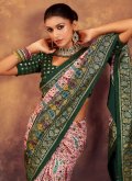 Attractive Multi Colour Tussar Silk Woven Classic Designer Saree - 1