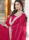 Attractive Rani Faux Georgette Plain Work Gown - 4