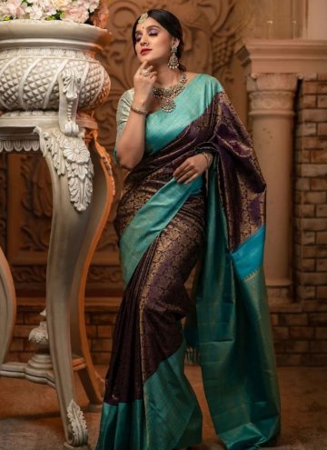 Banarasi Classic Designer Saree in Multi Colour En