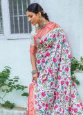 Banarasi Trendy Saree in Multi Colour Enhanced with Border - 1