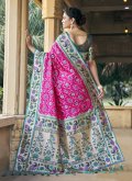Beautiful Rani Patola Silk Patola Print Designer Saree for Ceremonial - 2