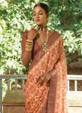 Beige Silk Woven Contemporary Saree - 1