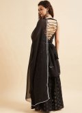 Black Georgette Embroidered Salwar Suit - 2
