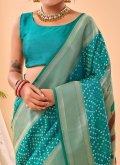 Charming Green Silk Woven Classic Designer Saree - 2
