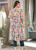 Charming Multi Colour Georgette Digital Print Salwar Suit for Festival - 2
