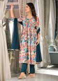 Charming Multi Colour Georgette Digital Print Salwar Suit for Festival - 3