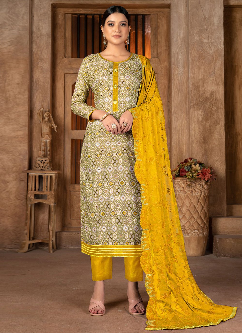 Bestseller | Multi Colour Banarasi Silk Salwar Kameez and Multi Colour  Banarasi Silk Salwar Suits online shopping