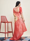Cream Banarasi Woven Classic Designer Saree for Ceremonial - 2