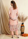 Cream color Tussar Silk Trendy Salwar Suit with Digital Print - 2