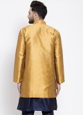 Dazzling Gold Art Dupion Silk Fancy work Jacket Style - 1