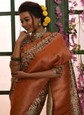 Dazzling Multi Colour Banarasi Woven Contemporary Saree for Ceremonial - 1