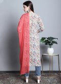 Dazzling Multi Colour Cotton  Embroidered Salwar Suit - 2