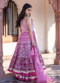 Dazzling Pink Cotton  Printed Salwar Suit - 2