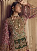 Digital Print Muslin Multi Colour Pakistani Suit - 1