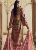 Digital Print Muslin Multi Colour Pakistani Suit - 2
