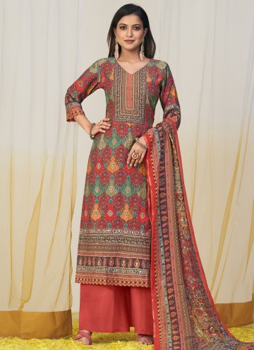 Digital Print Muslin Multi Colour Salwar Suit