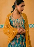 Digital Print Velvet Multi Colour Pakistani Suit - 1