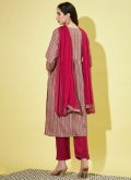 Embroidered Cotton  Multi Colour Pant Style Suit - 1
