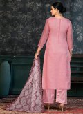 Embroidered Cotton  Pink Trendy Salwar Suit - 1