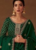 Embroidered Silk Green Trendy Salwar Kameez - 3