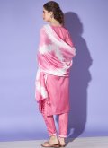 Embroidered Silk Pink Salwar Suit - 2