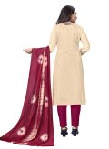Fab Peach Silk Embroidered Trendy Salwar Suit for Festival - 1