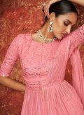 Fab Pink Georgette Embroidered Salwar Suit - 3