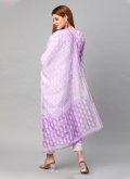 Fab Purple Rayon Designer Trendy Suit for Ceremonial - 2