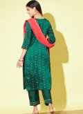 Glorious Green Silk Blend Embroidered Salwar Suit - 2