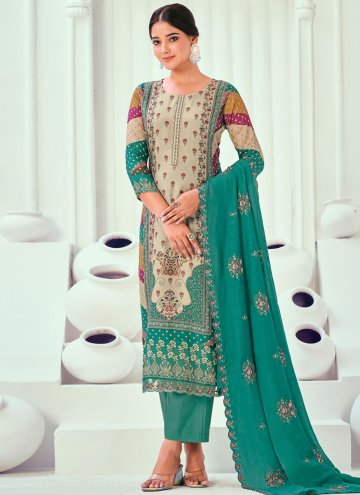 Glorious Multi Colour Muslin Digital Print Salwar Suit