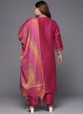 Glorious Rani Art Silk Embroidered Party Wear Kurti - 1