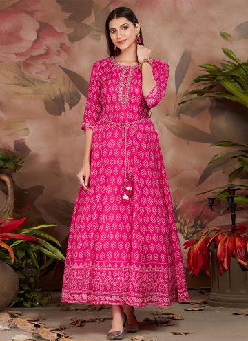Glorious Rani Silk Digital Print Gown