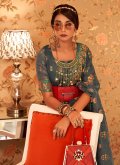 Glorious Woven Pashmina Black Trendy Saree - 1
