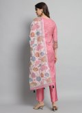 Gratifying Peach Cotton  Embroidered Salwar Suit - 2