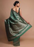 Green Art Banarasi Silk Woven Classic Designer Saree - 1