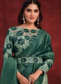 Green Banarasi Embroidered Trendy Saree for Ceremonial - 1